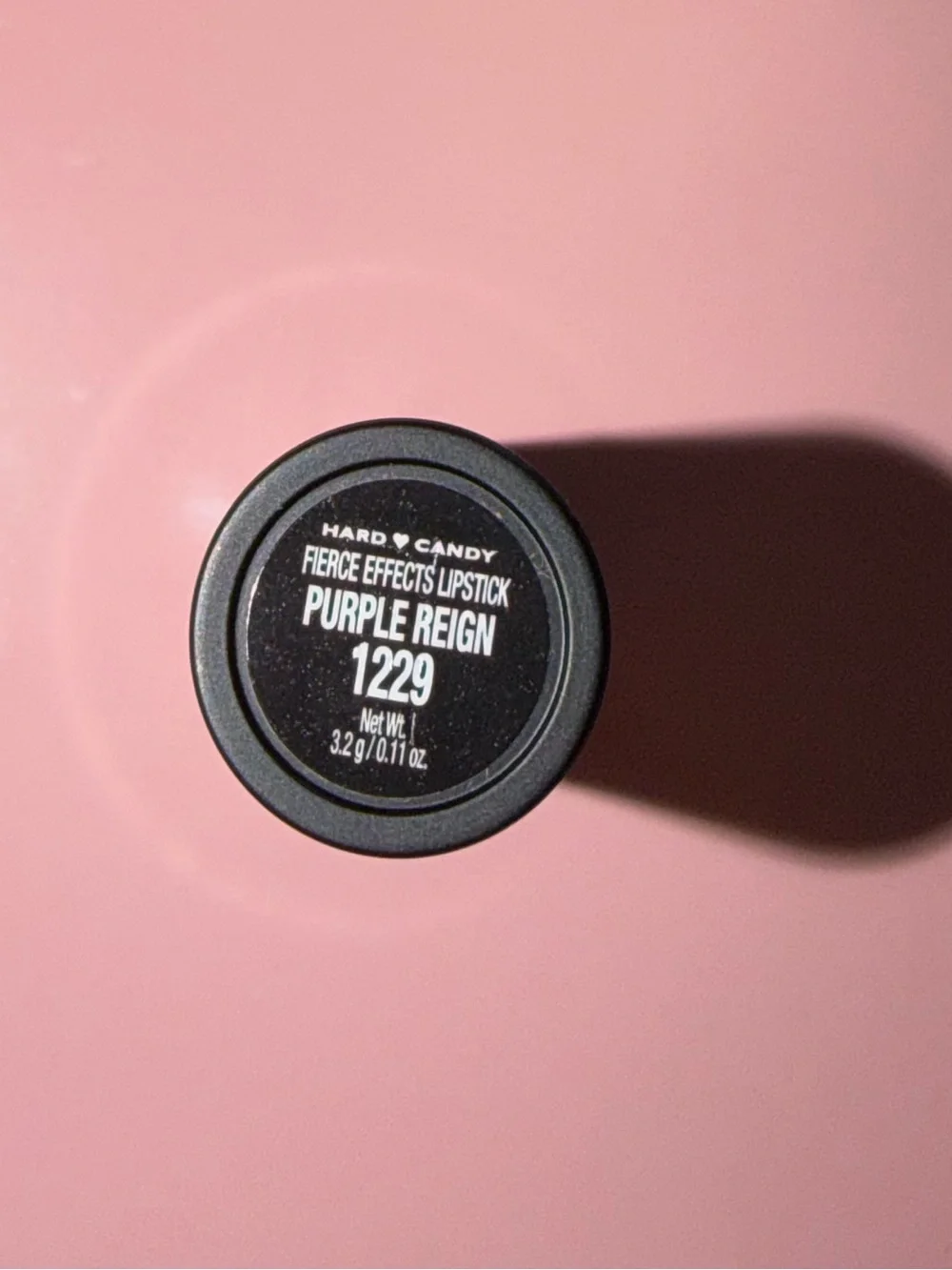 Neutral purple Mauve Lipstick with a cute rhinestone case - purple reign